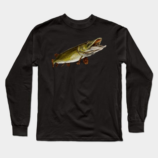 Pike Long Sleeve T-Shirt by Sandarmi